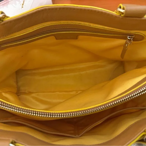 Kate Spade Yellow Perforated Shoulder Bag - Picture 11 of 14